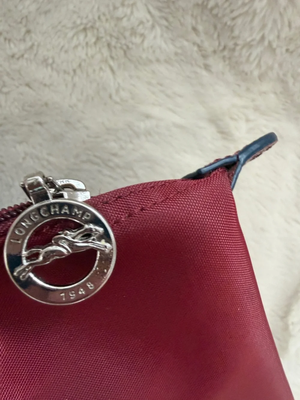 Longchamp Burgundy Nylon Le Pliage Tote - Picture 11 of 15